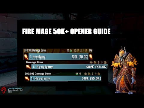 Fire Mage | 50k+ Burst DPS PvE Guide | BFA Patch 8.0.1