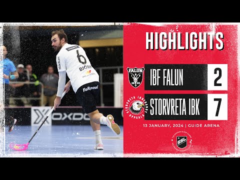 Highlights IBF Falun vs Storvreta IBK 2-7