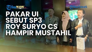 Pakar Hukum UI Sebut SP3 Roy Suryo Cs Hampir Mustahil: Sederhananya, Polisi Yakin Ini Orang Jahat