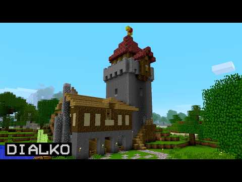 Cozy Medieval Worldbuilding in Beta Minecraft