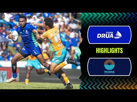 Super Rugby Pacific 2023 | Fijian Drua v Moana Pasifika | Rd 14 Highlights