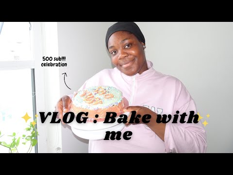 Vlog: let’s bake together and 500 sub count celebration 🎊