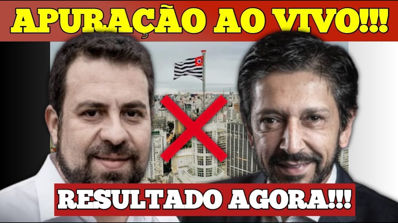 AO VIVO!!! APURAÇÃO EM TEMPO REAL DO SEGUNDO TURNO DA ELEIÇÃO EM SÃO PAULO!!!