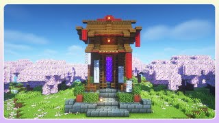 Japanese Nether Portal - Minecraft Build Tutorial