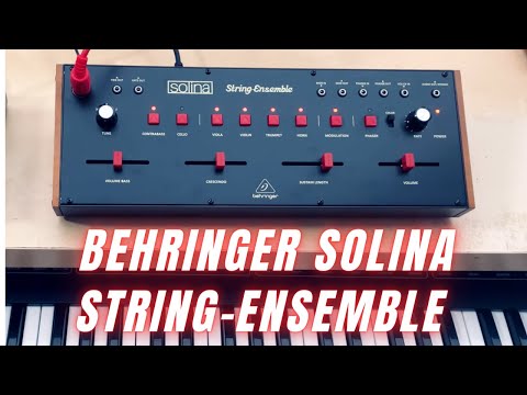 Behringer Solina String Ensemble 49-Voice Synthesizer 2023 - Present - Black image 4