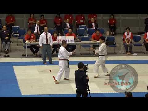 The 60th All Japan Karate do Championship - Men Kumite Quarter Finals - Kurihara vs Okada