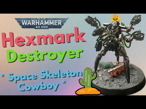 Beginner Painting Hexmark Destroyer [Szarekhan scheme] Necron | Warhammer 40,000 | 40K