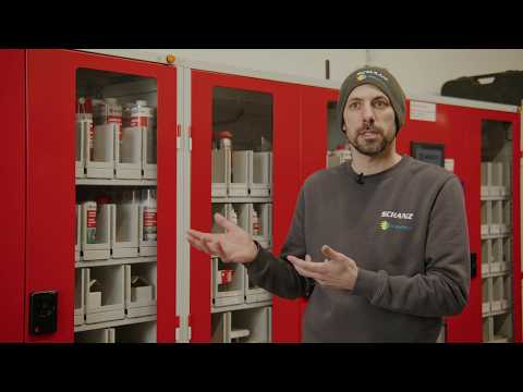 Würth ORSY®mat WGT - Einsatz in einer Karosseriewerkstatt