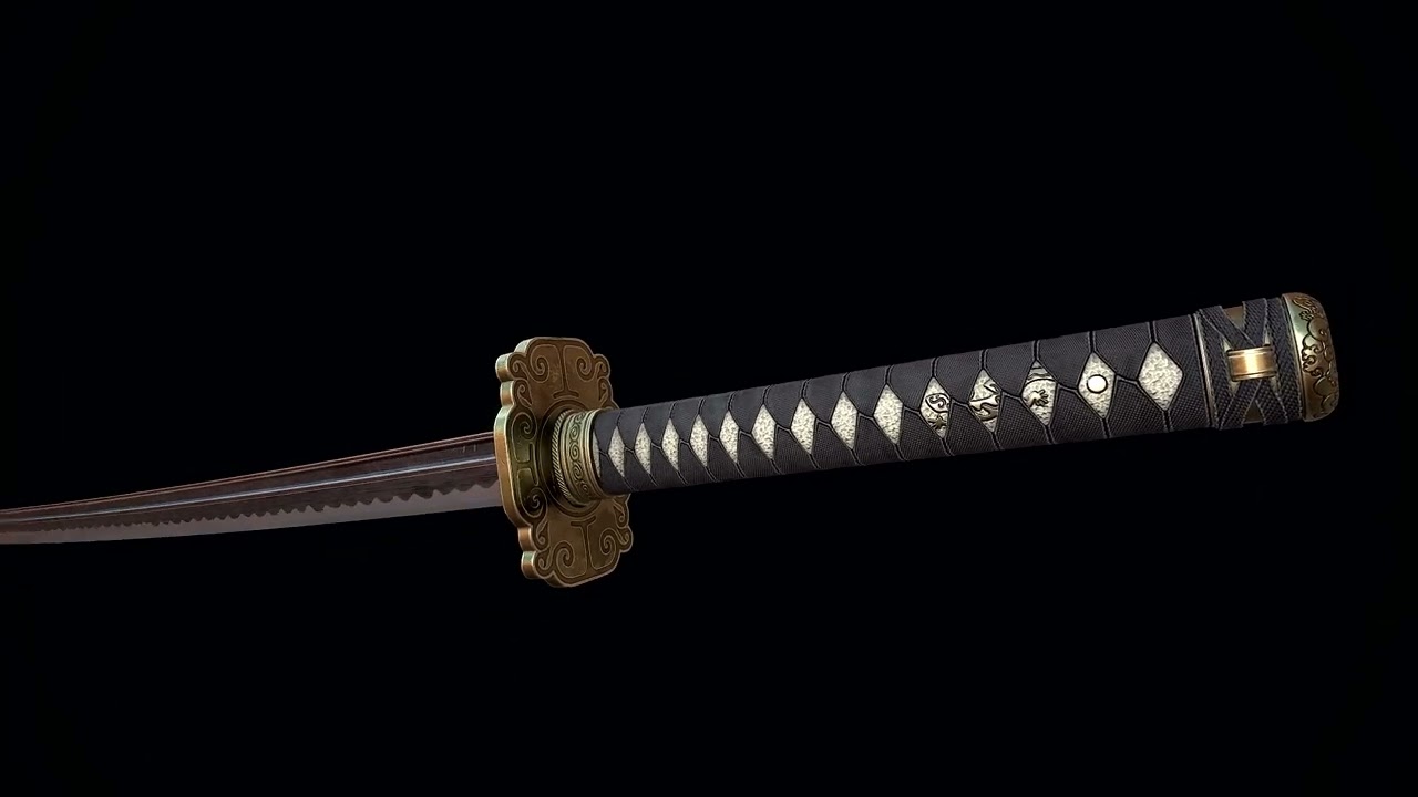 Great Samurai Katana 3D Model