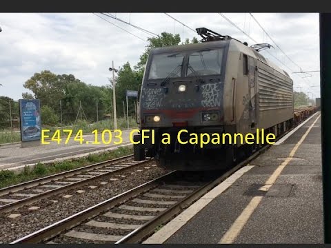 E474.103 CFI sul TCS Piedimonte - Fiorenzuola, in transito a Capannelle
