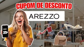 CUPOM DE DESCONTO AREZZO | CUPOM AREZZO | AREZZO | PROMOÇÃO AREZZO