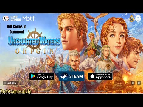 Uncharted Waters Origin - Gameplay - Mobile Game Review - Android - IOS - Steam