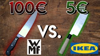 5€ Ikea Messer besser als 100€ WMF Messer ?