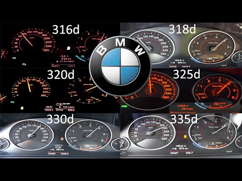 BMW F30 ALL DIESEL ENGINES ACCELERATION BATTLE
