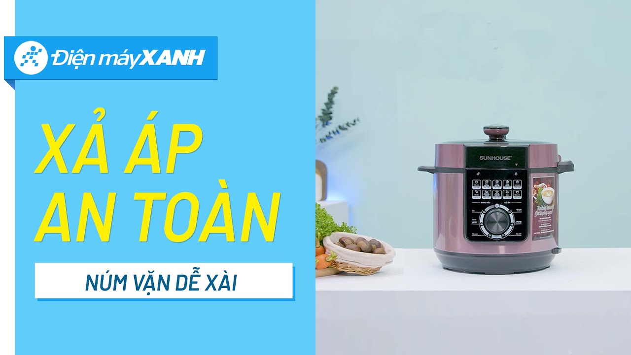 Nồi áp suất điện Sunhouse SHD1657 6 lít