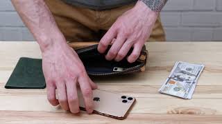 Чоловічий клатч SHVIGEL 11086 шкіряний коричневий