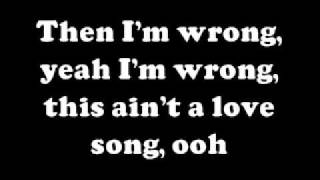 Bon Jovi - This Ain&#39;t a Love Song (lyrics)