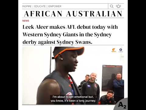 Leek Aleer makes AFL debut with Western Sydney Giants