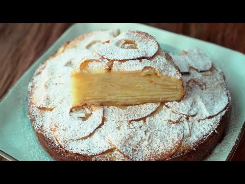 Tarta invisible de manzana