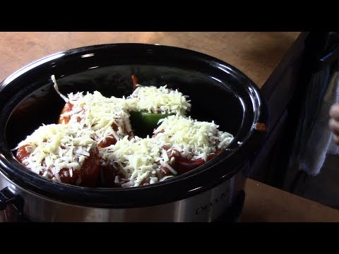 Stuffed Peppers in a Crock Pot