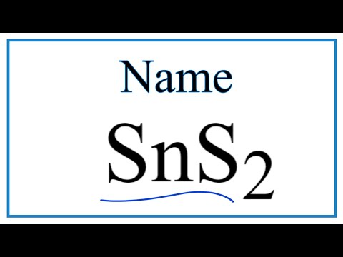 How to Write the Name for SnS2