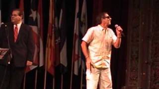 Frank Garcia sings his Corazon de Tampa at Tampa Mayor's Hispanic Heritage Celebration