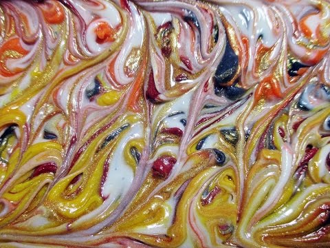 Making Bonfire Bliss Handmade soap