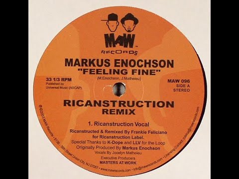 Markus Enochson - Feeling Fine (Ricanstruction Vocal Remix)