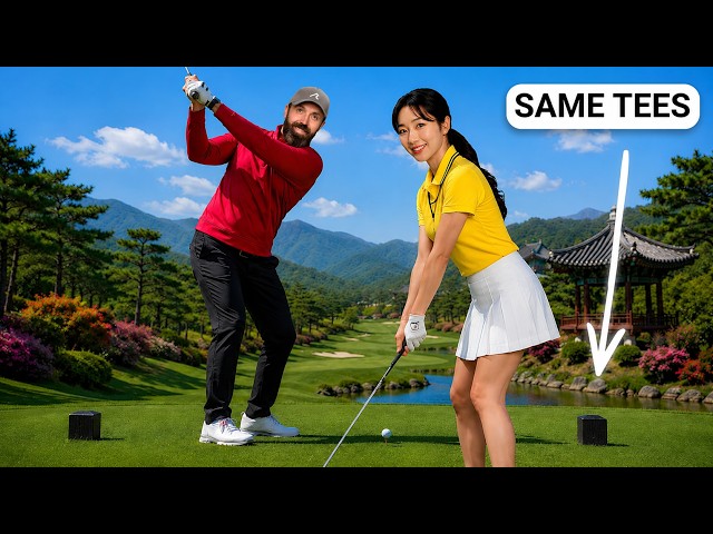 Can I Beat a Female Tour Pro from the same tees?