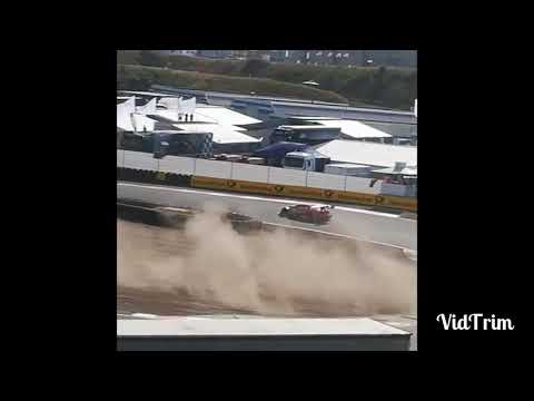 2 gravel trap moments and one crash  of the DTM in Zandvoort 2018