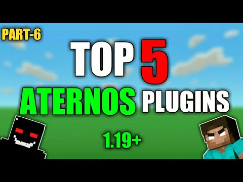 Top 5 Aternos Plugins For Your Minecraft Smp || java + pe || [PART-6]..