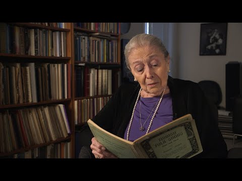 Singing “Shlof mayn kind (Sleep my child),” a Lullaby by Sholem Aleichem