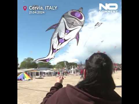 44th international kite festival 'Artevento Cervia' kicks off in Italy
