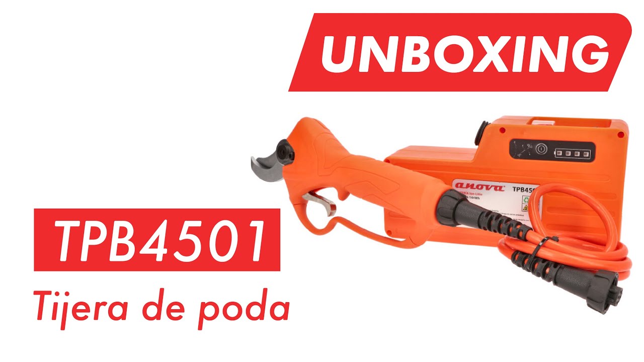 ✂ Tijera de poda a batería Anova TPB4501 🔋