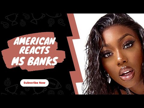 American Rapper First Time Hearing Ms Banks - Fire in the Booth (Reaction)