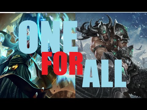 League of Legends-One for All Tryndamere vs Zilean-Full Gameplay Commentary