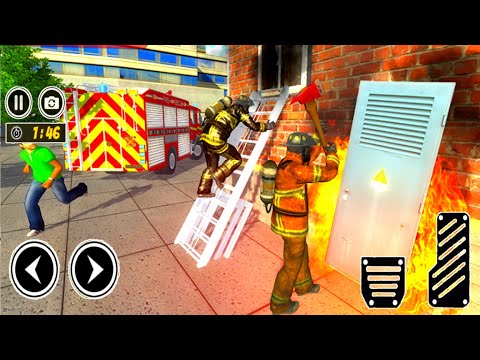 NY City Firefighter Simulator_ Fire Truck Driving Simulator 2021_ Android Gameplay #20