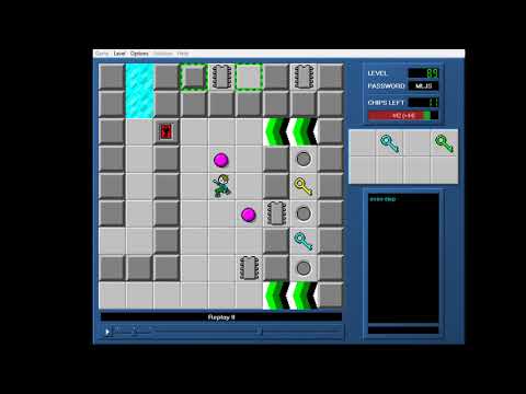 CCLP3 level 89 solution - 398 seconds