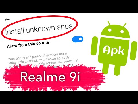 How to Turn Off Unknown Sources on Realme 9i | Realme 9i Unknown Sources Settings