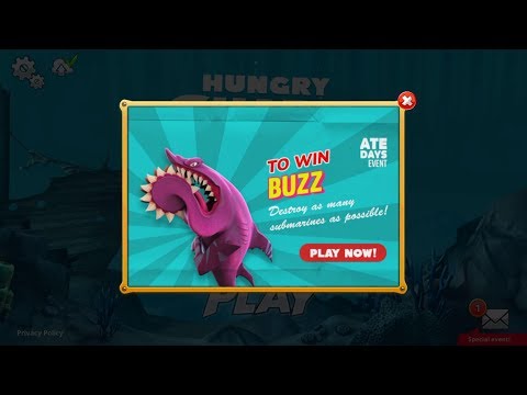 Win Buzz Shark ATE DAYS 6 LIVE EVENT - Hungry Shark World