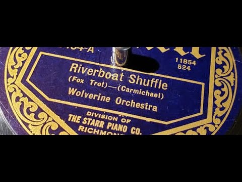 "Riverboat Shuffle" Wolverine Orchestra with Bix Beiderbecke (May 6, 1924) Wolverines hot jazz Hoagy