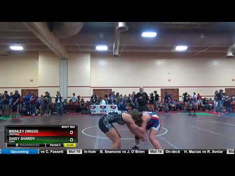 WOMEN 125-137 Brinley Driggs Arizona Vs Daisy Shardy Ohio