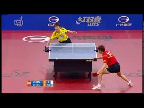 2012 Polish Open MS-SF: Chen Feng - Zhou Yu (full match|short form) HQ