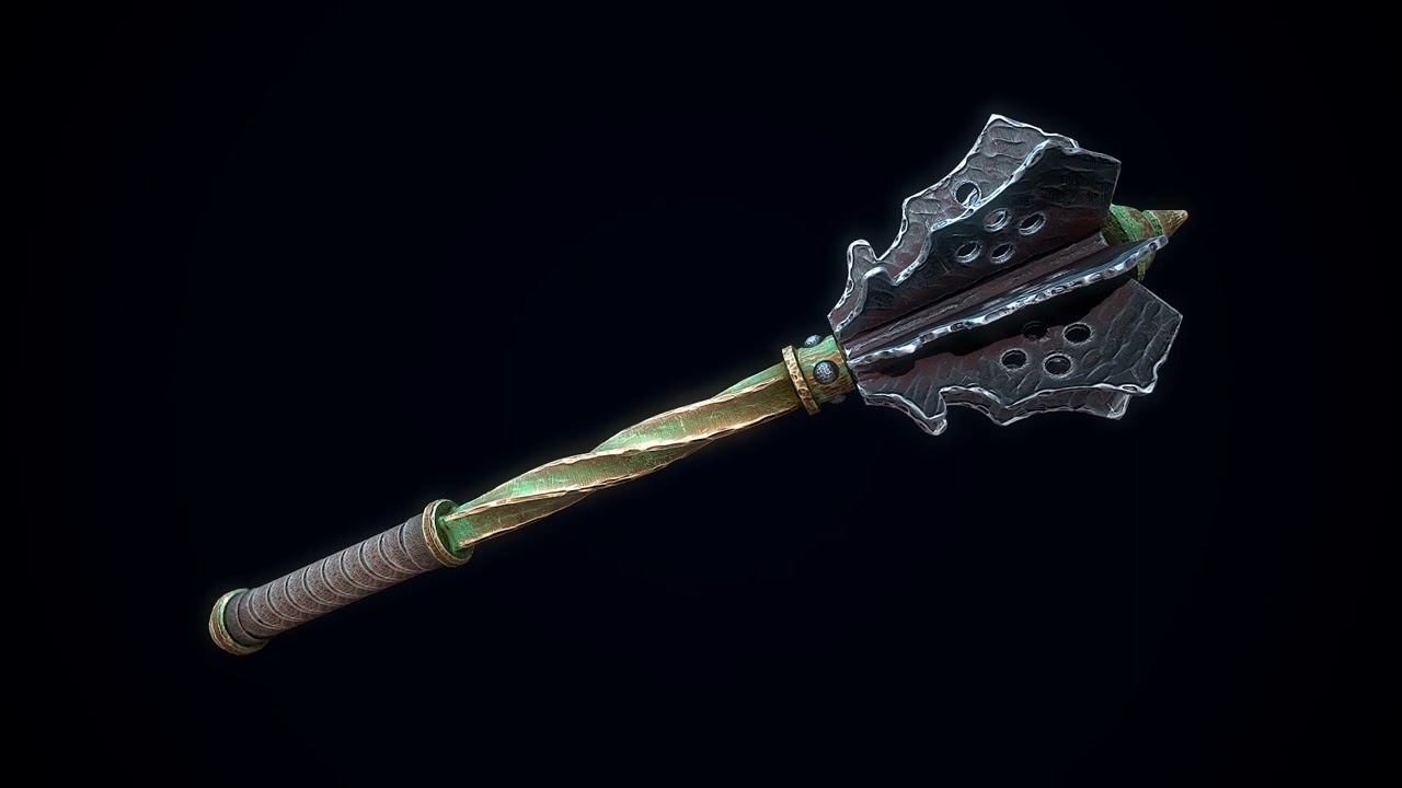 Orta&ccedil;ağ Topuzu 3D Model