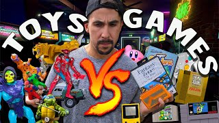 Retro Video Game Collecting VS Retro Toy Collecting | The ULTIMATE QUESTION - SquadCast