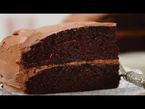 Simple Chocolate Cake Recipe Demonstration - Joyofbaking.com