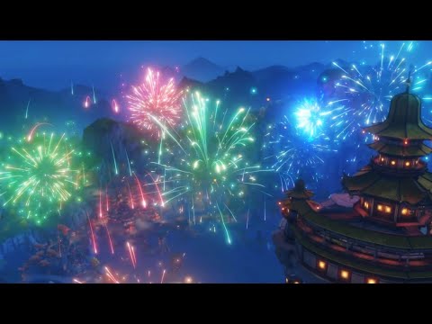 New Year's Eve (Beautiful Anime Scenery of Fireworks)【AMV】Full HD