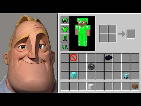 Mr Incredible Becoming Canny (Minecraft inventory)