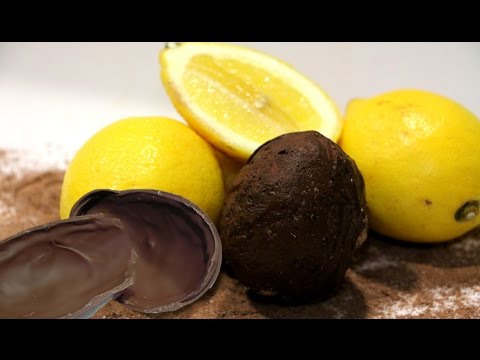 Cómo hacer moldes para huevos de pascua con limones
