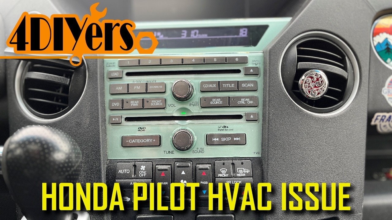 How to Repair a Stuck Vent HVAC Actuator on a Honda Pilot